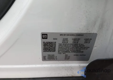 2024 Buick Encore Gx Preferred Fwd z USA, uszkodzony, nr VIN KL4AMBSLXRB183026